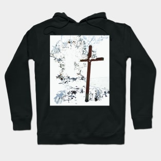 Cross in the Snow Hoodie